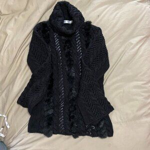 Newport News Black Sweater Size L